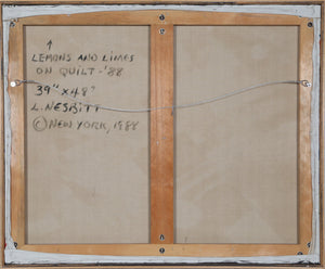 Lemons and Limes on Quilt Oil | Lowell Blair Nesbitt,{{product.type}}