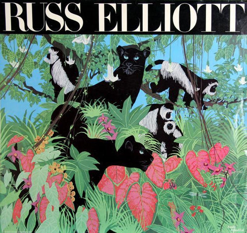 Lemurs and Panthers Poster | Russ Elliott,{{product.type}}