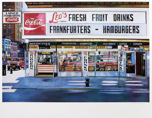 Leo's Frankfurters Poster | Ken Keeley,{{product.type}}