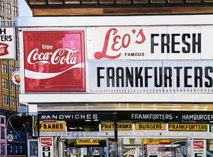 Leo's Frankfurters Poster | Ken Keeley,{{product.type}}