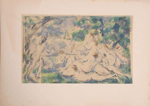 Les Baigneuses, Plate 6 Lithograph | Paul Cézanne,{{product.type}}