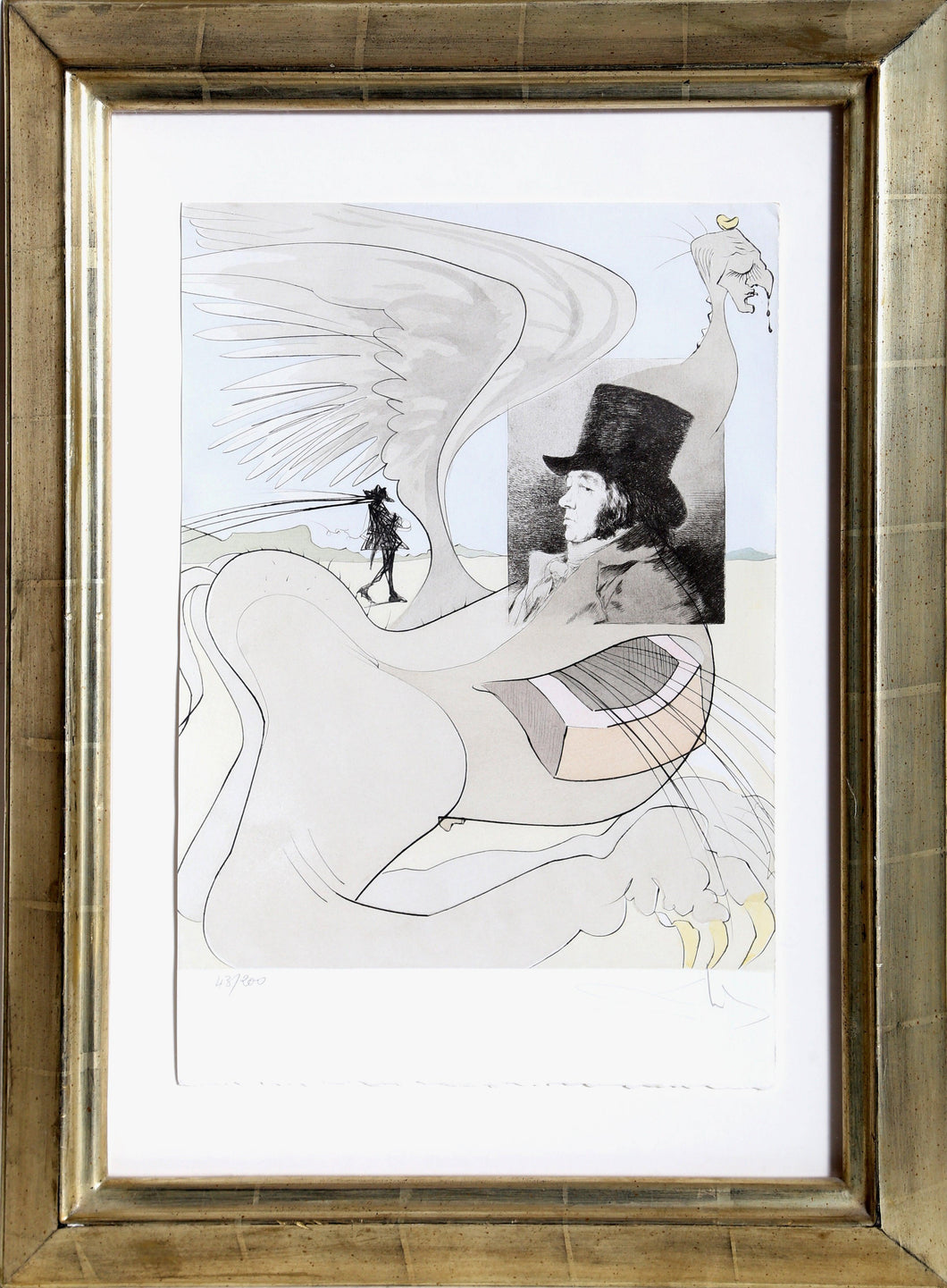 Les Caprices de Goya, plate #80 Lithograph | Salvador Dalí,{{product.type}}