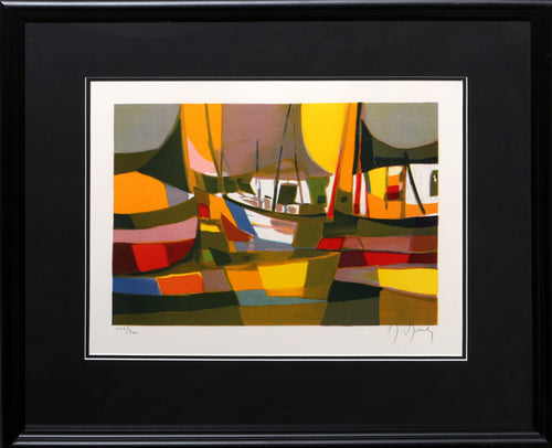 Les Chalutiers Lithograph | Marcel Mouly,{{product.type}}