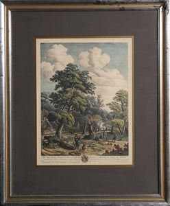 Les Chasseurs Sortant De La Forest (After by Jean Moyreau Etching | Phillips Wouverman,{{product.type}}