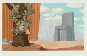 Les Claires-Voies d'un Jeune Regard Embaument La Fête d'un Vieil Arbre Lithograph | Rene Magritte,{{product.type}}