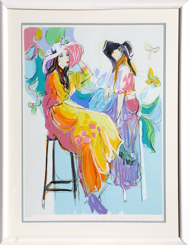 Les Coquettes II Screenprint | Isaac Maimon,{{product.type}}