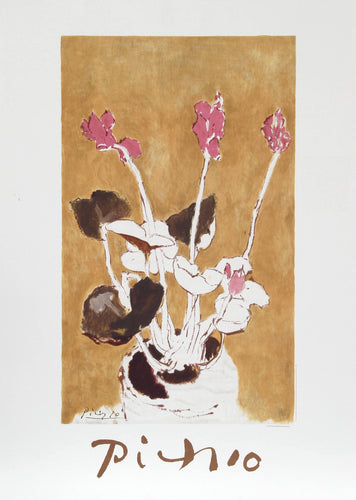 Les Cyclamens Lithograph | Pablo Picasso,{{product.type}}
