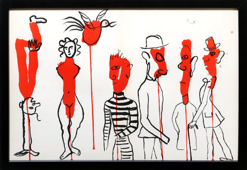 Les Gueules Degoulinantes 2 from Derrier le Miroir Lithograph | Alexander Calder,{{product.type}}