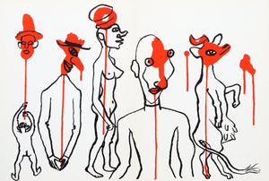 Les Gueules Degoulinantes from Derriere Le Miroir Lithograph | Alexander Calder,{{product.type}}