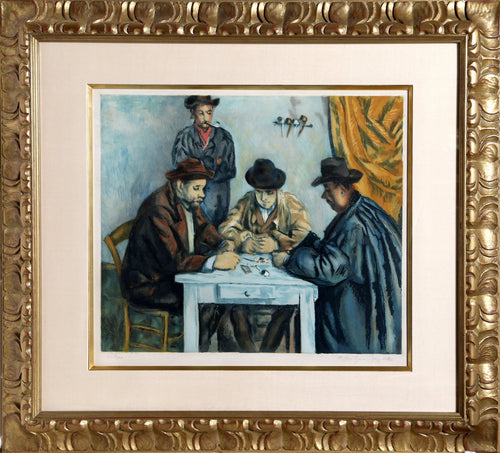 Les Joueurs des Cartes (The Card Players) Etching | Jacques Villon,{{product.type}}