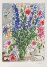 Les Lupins Bleus Poster | Marc Chagall,{{product.type}}