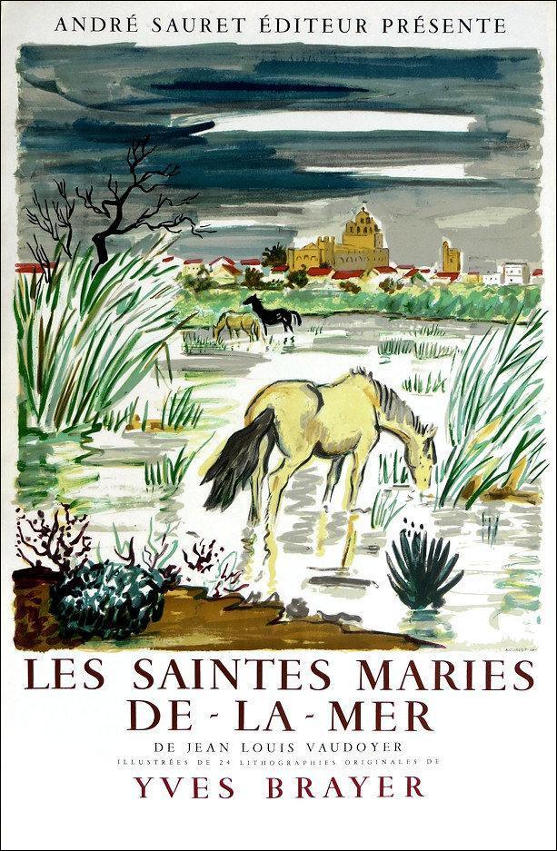 Les Saintes Maries de la Mer Exhibition Poster | Yves Brayer,{{product.type}}
