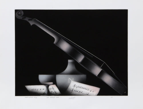 Les Sanglots Longs Etching | Mario Avati,{{product.type}}