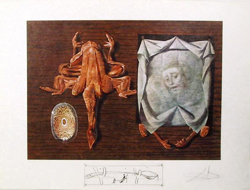 Les spoutniks astiques elasticots statistiques Lithograph | Salvador Dalí,{{product.type}}