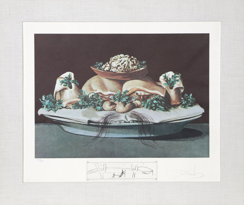Les suprenes de maillaise liliputiens from Diners a Gala Lithograph | Salvador Dalí,{{product.type}}
