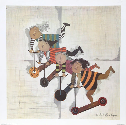 Les Trotinettes Poster | Graciela Rodo Boulanger,{{product.type}}
