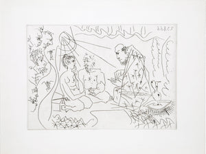 Les Voyeurs (Bloch 1425) Etching | Pablo Picasso,{{product.type}}