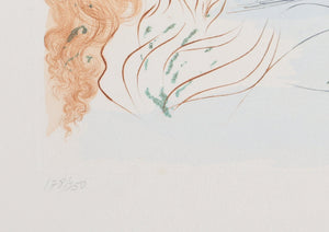 Let him kiss me... from Song of Songs of King Solomon Etching | Salvador Dalí,{{product.type}}