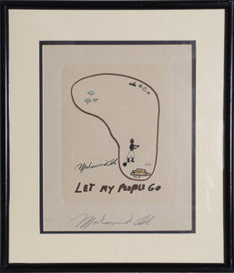 Let My People Go Lithograph | Muhammad Ali,{{product.type}}