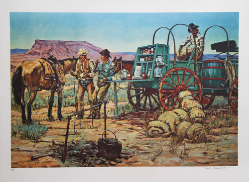 Let's Move 'Em Lithograph | Noel Daggett,{{product.type}}