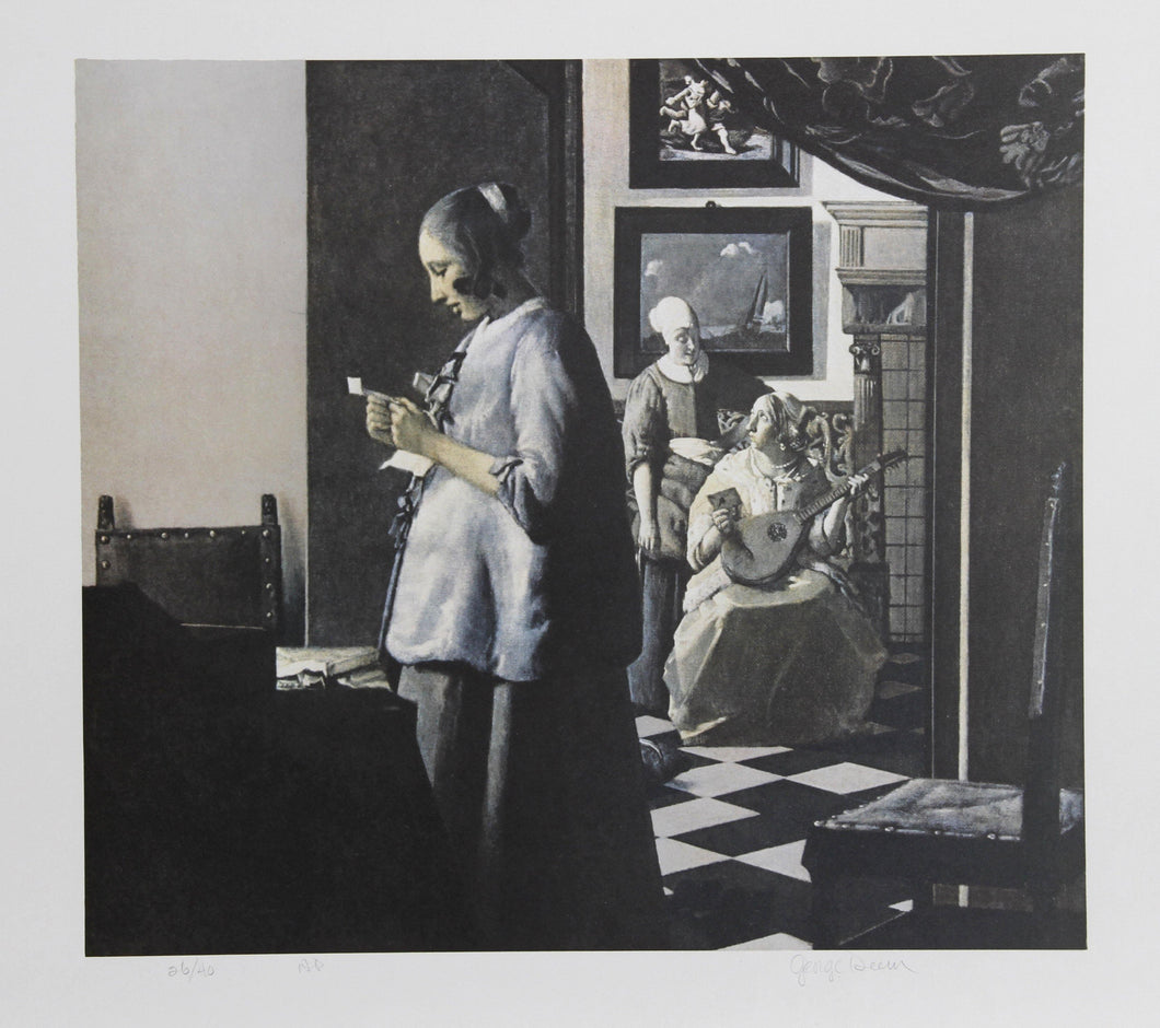 Letter from Picasso Lithograph | George Deem,{{product.type}}