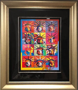 Liberty and Justice for All Acrylic | Peter Max,{{product.type}}