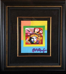 Liberty Head II on Blends Acrylic | Peter Max,{{product.type}}