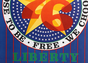 Liberty Lithograph | Robert Indiana,{{product.type}}