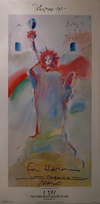 Liberty Version 1 Poster | Peter Max,{{product.type}}