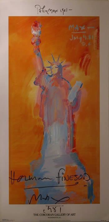 Liberty Version 6 Poster | Peter Max,{{product.type}}
