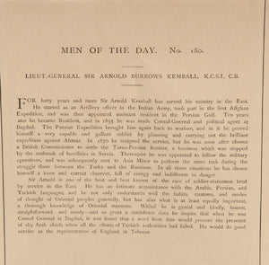 Lieut. General Sir Arnold Burrows Kemball, K.C.S.I., C.B. Lithograph | Leslie Matthew Ward (Spy),{{product.type}}