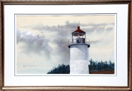 Lighthouse Watercolor | James Feriola,{{product.type}}