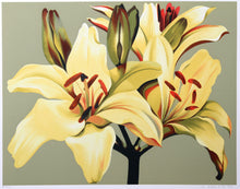 Lilies on Green Screenprint | Lowell Blair Nesbitt,{{product.type}}