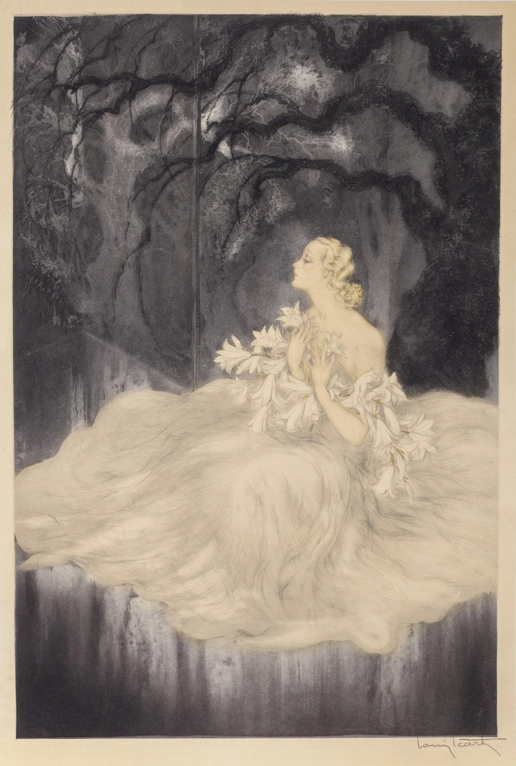 Lillies digital | Louis Icart,{{product.type}}