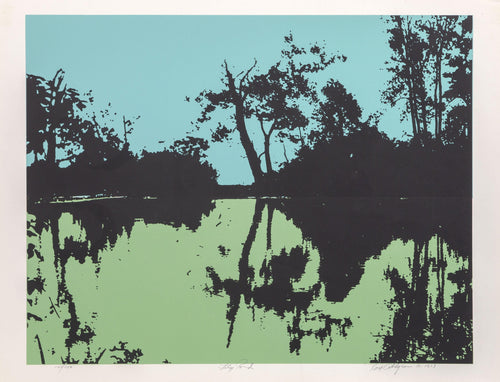 Lily Pond lithograph | Roy Ahlgren,{{product.type}}