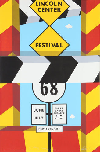 Lincoln Center Festival Poster | Allan D’Arcangelo,{{product.type}}