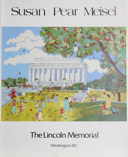 Lincoln Memorial Poster | Susan Pear Meisel,{{product.type}}