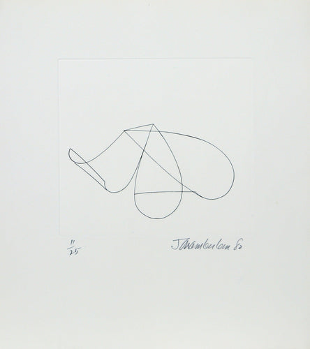 Linear Abstract 2 Etching | John Chamberlain,{{product.type}}