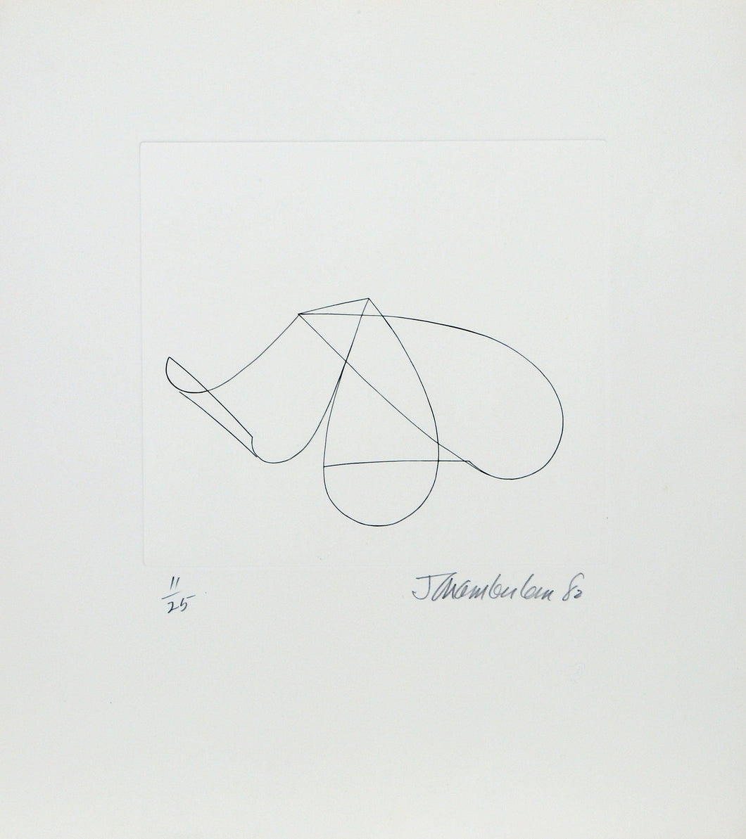 Linear Abstract 2 Etching | John Chamberlain,{{product.type}}