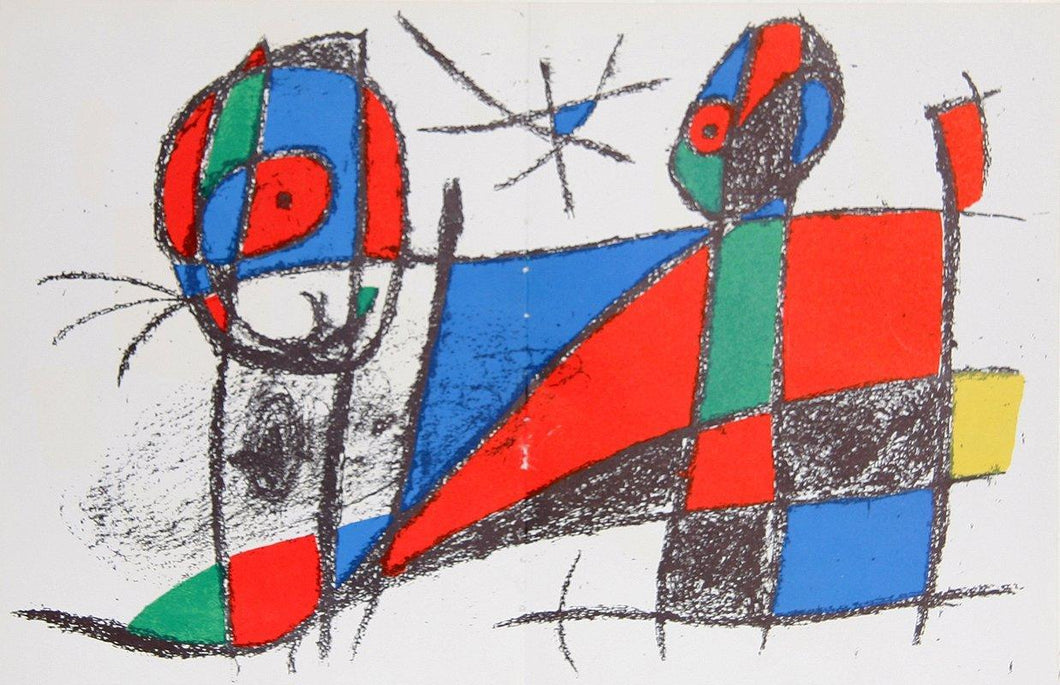 Lithograph VI (1042) Lithograph | Joan Miro,{{product.type}}