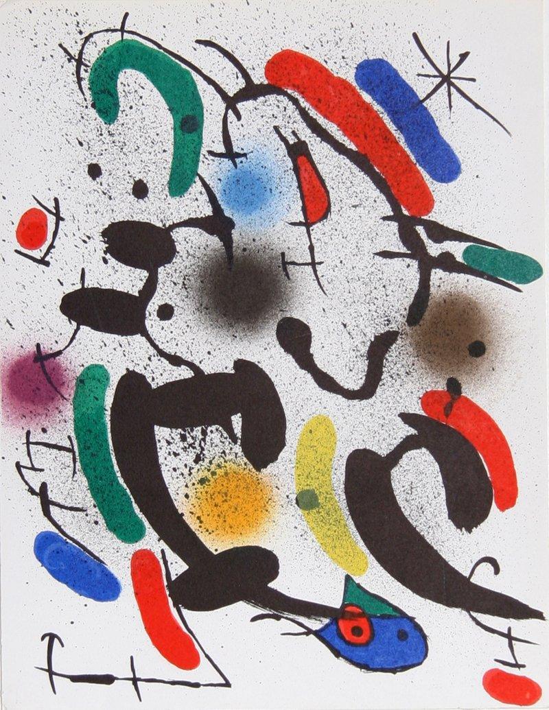 Lithograph VI (842) Lithograph | Joan Miro,{{product.type}}