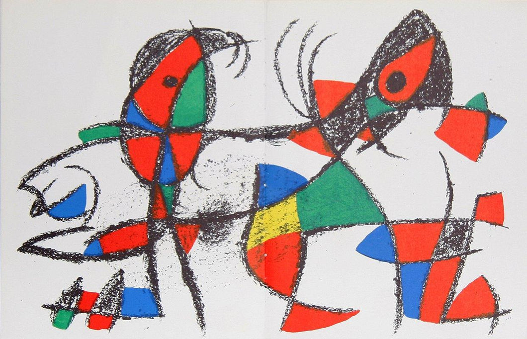 Lithograph X (1046) Lithograph | Joan Miro,{{product.type}}