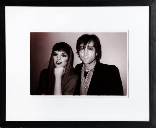 Liza Minelli and John Lennon Black and White | Christopher Makos,{{product.type}}