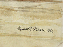 Locomotive Watercolor | Reginald Marsh,{{product.type}}