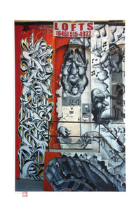 Lofts Doorway, Queens from the Graffiti Series Digital | Jonathan Singer,{{product.type}}