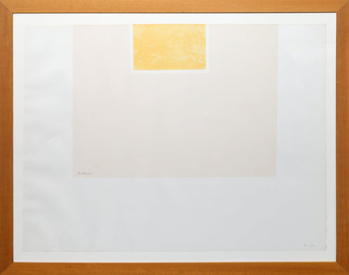 London Series II: Untitled (Yellow/Pink) Screenprint | Robert Motherwell,{{product.type}}