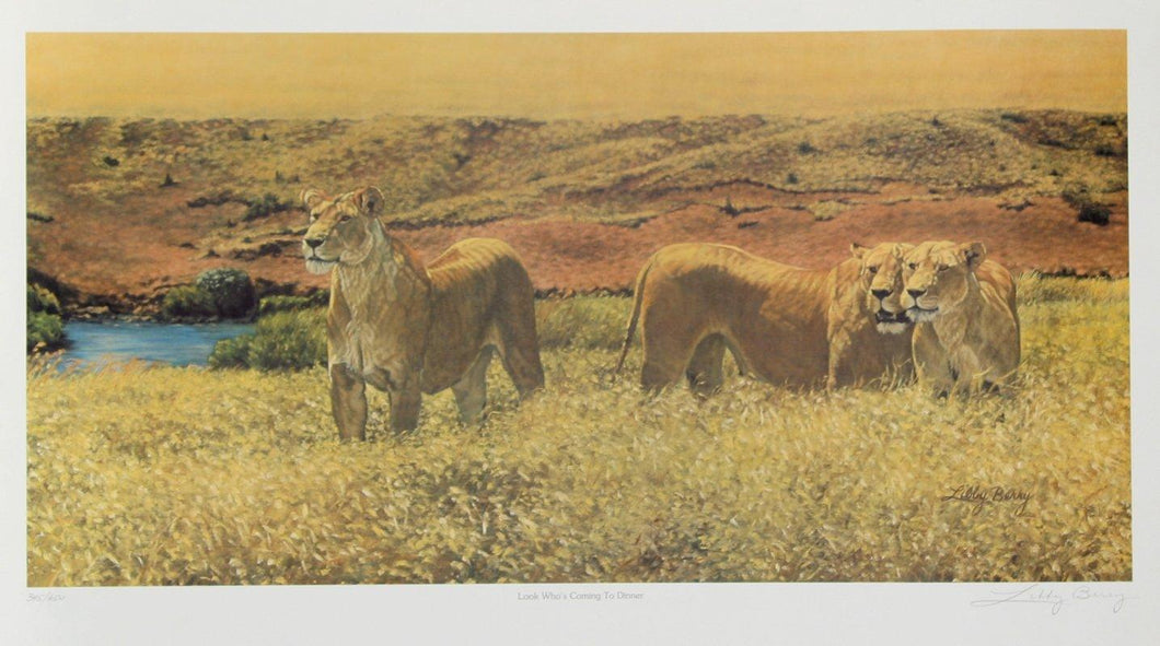 Look Who's Coming to Dinner Lithograph | Libby Berry,{{product.type}}