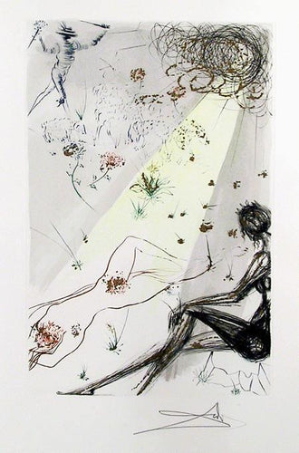 Looke Not Upon Mee... from The Song of Songs of King Solomon Etching | Salvador Dalí,{{product.type}}