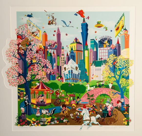 Looney Tunes Take Manhattan Screenprint | Melanie Taylor Kent,{{product.type}}