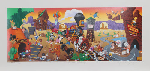 Looney Tunes, Tunestone Territory Screenprint | Melanie Taylor Kent,{{product.type}}
